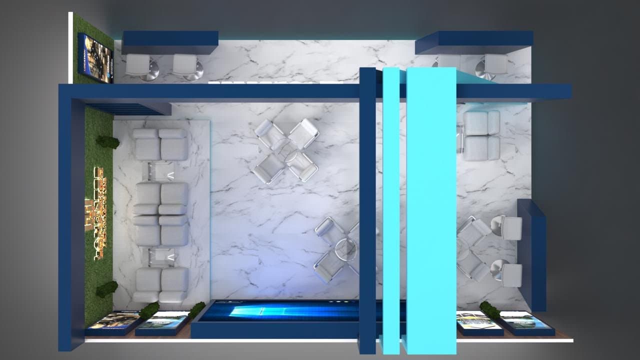 Corporate exhibition stand design
